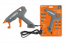 Пистолет клеевой КП-20-1, 7 мм, подставка, выключатель, шнур 1,3 м, 20 Вт, Т=220 С "Гранит" TDM (1/48) (SQ1024-0303)