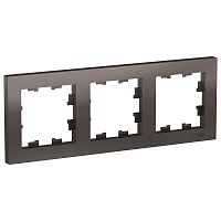 Рамка 3-м ATLASDESIGN универс. мокко Systeme Electric ATN000603 (1/5/20)