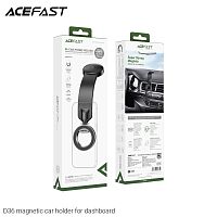 Держатель автомобильный ACEFAST D36, для смартфона, пластик, торпедо, цвет: чёрный (1/34) (6974316280309)