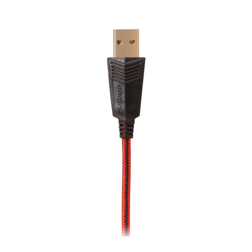Игровые наушники с микрофоном SVEN AP-U988MV, (USB, LED, 7.1), черный-красный (1/5) (SV-014780) фото 3