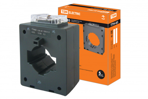 Трансформатор тока ТТН 85/ 800/5-15VA/0,5-Р TDM (1/12) (SQ1101-1156) Трансформатор тока ТТН 85/ 800/5-15VA/0,5-Р TDM (1/12) (SQ1101-1156)