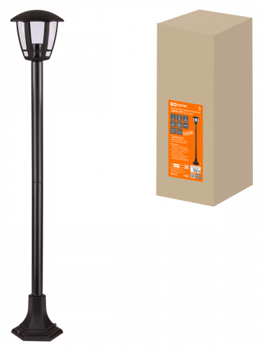 Светильник TDM садово-парковый "СИТИ" НТУ 07-60-004 У1 6-ти гранник на стойке h=1120 мм черный (1/1) (SQ0330-1310)
