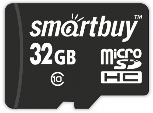 Карта памяти MicroSD  32GB  Smart Buy Class  10 без адаптера (SB32GBSDCL10-00LE)