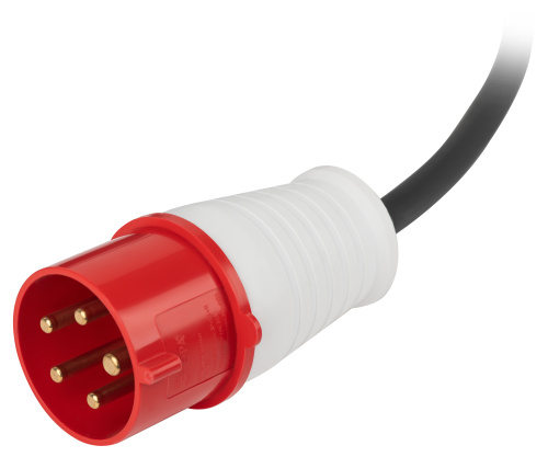 Удлинитель силовой ЭРА IND380-RM-3e-5x4-30m-IP44 380В на катушке 3 розетки 1xCEE 5P/2xSCHUKO 30м КГ 5х4 32A IP43 (Б0057313) фото 7