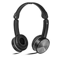 Наушники накладные DEFENDER Accord 145 черный+серый, кабель 1,2 м (63148)
