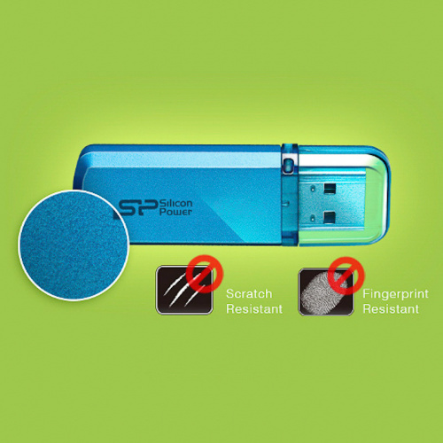 Флеш-накопитель USB  32GB  Silicon Power  Helios 101  зелёный (SP032GBUF2101V1N) фото 4