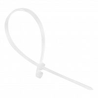 Хомут SMARTBUY нейлоновый с монтажным отверстием 4,8х250мм, белый (100шт./уп.) (SBE-CTH-48-250-w) (10/100)