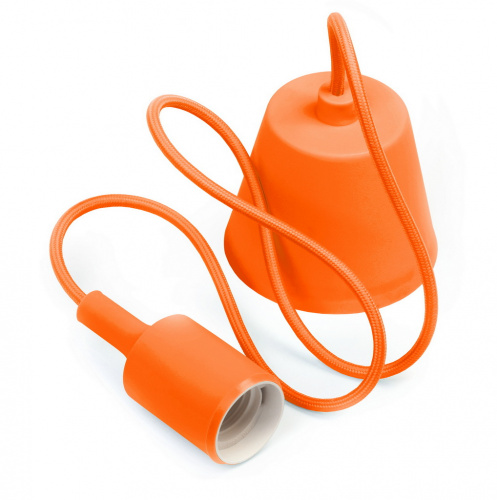 Подвес SMARTBUY с патроном E27, 1 м, оранжевый (1) (SBE-CLHE27s-o) Подвес SMARTBUY с патроном E27, 1 м, оранжевый (1) (SBE-CLHE27s-o)