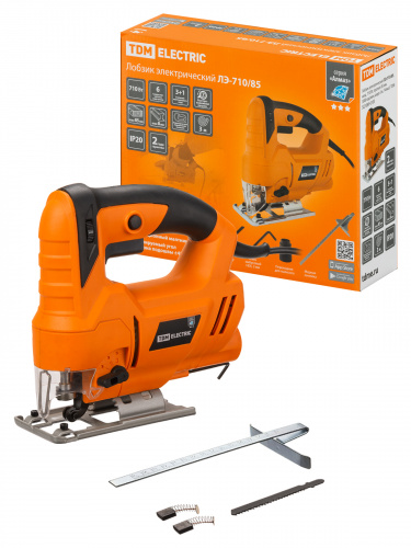 Лобзик электрический ЛЭ-710/85, мощ. 710 Вт, пропил 85 мм, 3000 ход/мин, шнур 3 м, "Алмаз" ТDM (1/6) (SQ1089-0103) Лобзик электрический ЛЭ-710/85, мощ. 710 Вт, пропил 85 мм, 3000 ход/мин, шнур 3 м, "Алмаз" ТDM (1/6) (SQ1089-0103)