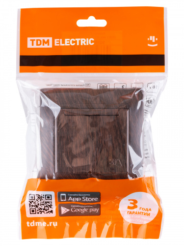 Розетка 2П+З 16А 250В IP44 с крышкой венге , с/у, "Лама" (10/120) TDM (SQ1815-0426) фото 2 Розетка 2П+З 16А 250В IP44 с крышкой венге , с/у, "Лама" (10/120) TDM (SQ1815-0426) фото 2