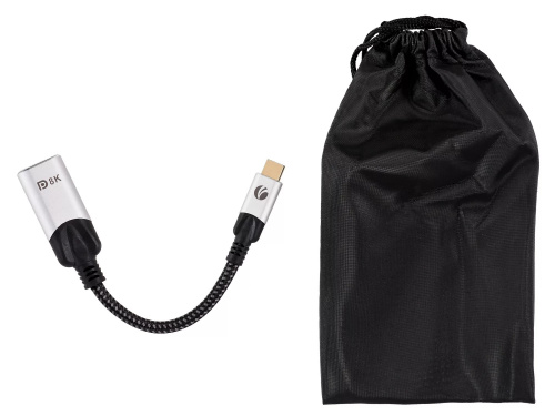 Переходник USB 3.1 Type-C(M)--> DP A(f) 8K@60Hz, 0.15m ,Alum ,VCOM <CU422MV-8K> (1/150) фото 3 Переходник USB 3.1 Type-C(M)--> DP A(f) 8K@60Hz, 0.15m ,Alum ,VCOM <CU422MV-8K> (1/150) фото 3