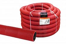 Труба гофрированная двустенная ПНД с зондом d 75мм (20 м/уп.) красная (цена за 1м, отгрузка от упаковки) TDM (20/20/20) (SQ0413-2075)