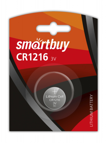 Элемент питания SMARTBUY CR 1216 BL1 (12/720) (SBBL-1216-1B)