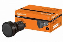Кнопка SB7-EA21 d22мм 1з черная TDM (SQ0746-0017)