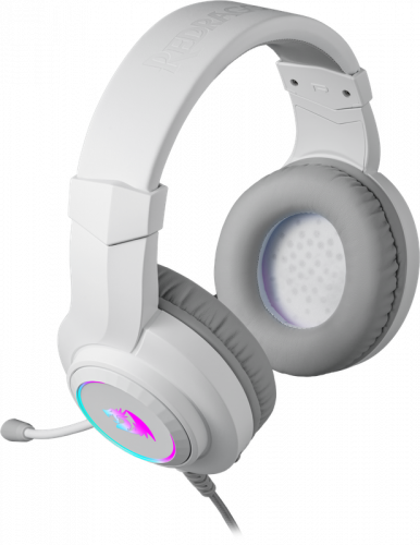 Игровая гарнитура REDRAGON Hylas RGB, 3.5 Jack, белые (1/10) (70840) фото 4