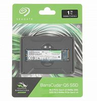 Внутренний SSD  Seagate  1TB  Barracuda Q5, PCIe 3x4, R/W - 2400/1700 MB/s, (M.2), 2280, QLC 3D NAND (ZP1000CV3A001)