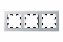 Рамка 3-м ATLASDESIGN Nature стекло алюм. Systeme Electric ATN320303 (1)