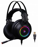 Игровая гарнитура A4TECH Bloody G528C черный 2м мониторные USB оголовье (G528C) (1/10)