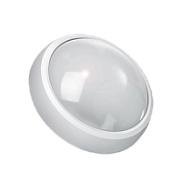Светильник светодиодный GAUSS ЖКХ Qplus круг 8W 670lm 4000K 160-260V IP54 D175*76мм бел с дек рамк с м-вол сен 1/30 (142411208-S)