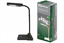 Светильник светодиодный TDM настольный, СН-90, гибкий, выключатель, 220 В, 5 Вт, 5300 К черный (SQ0337-0045)
