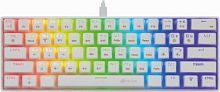 Клавиатура беспроводная Оклик K763W механическая белый USB BT/Radio Multimedia for gamer LED (1920562)