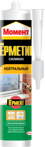 Герметик Момент  2665907 Силиконовый нейтральный прозрачный 280 мл (Б0052946)