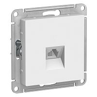 Механизм розетки телефонной 1-м С/У ATLASDESIGN RJ11 бел. Systeme Electric ATN000181 (1/10/60)