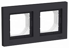 Рамка 2-м ATLASDESIGN Aqua IP44 карбон Systeme Electric ATN441002 (1/5)