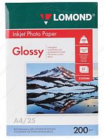 Фотобумага LOMOND А4 200 г/м2 глянец 25 лист.(1/34) (C0017875)