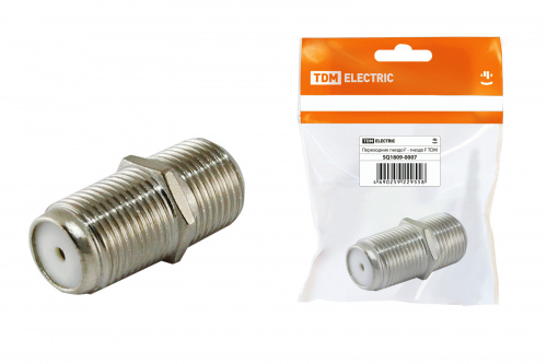 Переходник гнездо F-гнездо F, инд. упаковка TDM (1/2500) (SQ1809-0007) Переходник гнездо F-гнездо F, инд. упаковка TDM (1/2500) (SQ1809-0007)