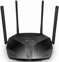 Роутер беспроводной Mercusys MR80X 10/100/1000BASE-TX, черный(1/10)