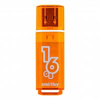 Флеш-накопитель USB  16GB  Smart Buy  Glossy  оранжевый (SB16GBGS-Or)