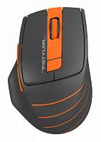 Беспроводная мышь A4TECH Fstyler FG30S (2000dpi) silent (6but), серый/оранжевый (1/60) (FG30S ORANGE)