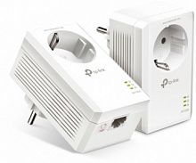 Комплект адаптеров Powerline TP-Link TL-PA7017PKIT AV1000 Gigabit Ethernet (1/24) (TL-PA7017P KIT)
