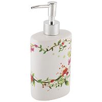 Дозатор для жидкого мыла "Летнее настроение" DIS-SUM, керамика (1/4/24) (006513)
