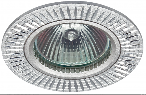 Светильник ЭРА KL32 AL/SL/1 встраиваемый алюминиевый MR16 12V 50W серебро (1/50) (Б0049559)