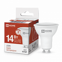 Лампа светодиодная IN HOME JCDRC-VC 14Вт 230В GU10 4000K 1260Лм (10/100) (4690612047966)