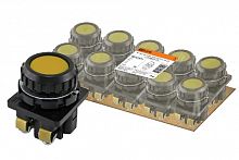 Выключатель кнопочный КЕ 011-У2-исп.5 желтый 1р 10A 660B IP40 TDM (1/10/250) (SQ0753-0013)