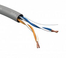 Кабель ЭРА витая пара U/UTP 2x2x24 AWG Cat5e CCA PVC 305м SIMPLE (2/30) (Б0044433)