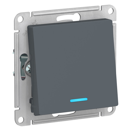 Механизм переключателя проходного 1-кл. С/У ATLASDESIGN 10А IP20 (сх. 6а) 10AX с подсветкой грифель Systeme Electric ATN000763 (1/10/60) Механизм переключателя проходного 1-кл. С/У ATLASDESIGN 10А IP20 (сх. 6а) 10AX с подсветкой грифель Systeme Electric ATN000763 (1/10/60)