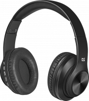 Беспроводные накладные наушники DEFENDER FreeMotion B552 Bluetooth, черные (1/24) (63552)