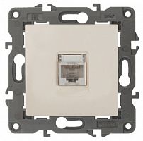 Розетка ЭРА, серии ЭРА Elegance, скрытой установки, RJ45, IP20, сл.кость