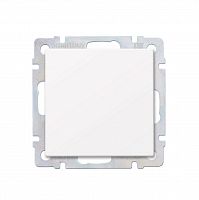 Выключатель SMARTBUY скрытая установка, 1-клавишный 10А белый "Нептун" (SBE-05w-10-SW1-0)