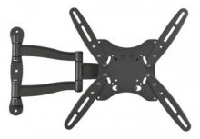 Кронштейн для телевизора Kromax TECHNO-5 серый 15"-55" макс.35кг настенный поворот и наклон (20075)