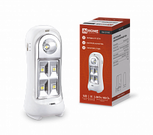 Светильник светодиодный аварийный СБА 2215DC 4+1LED 600mAh lithium battery DC IN HOME (1/100) (4690612029542)