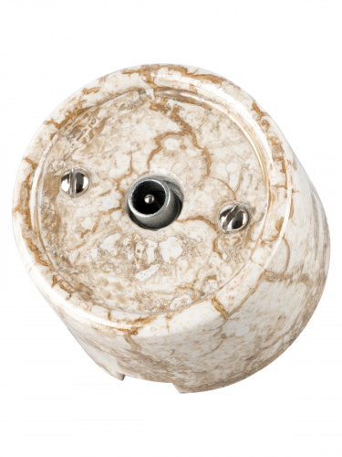 Розетка TDM TV оконечная мраморная «Болонь» (1/72) (SQ1820-0153) фото 6