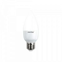 Лампа светодиодная SMARTBUY C37 5Вт 220V 4000K E27 (свеча, нейтральный свет) (10/100) (SBL-C37-05-40K-E27)