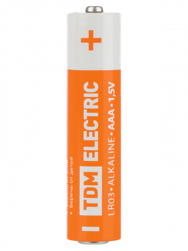 Элемент питания TDM LR03 AAA Alkaline 1,5V SC-10  (120/1080) (SQ1702-0057) фото 3