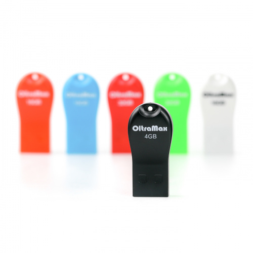 Флеш-накопитель USB  4GB  OltraMax  210  чёрный (OM-4GB-210-Black) фото 2