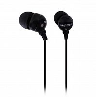 Наушники Smartbuy SBE-1100 Color Trend, чёрные, вакуумные, шнур 1.2 м. (1/320)